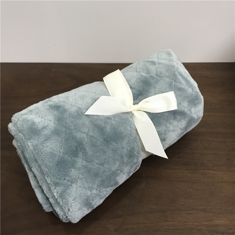 Kinder babydeken fleece zachte deken baby jongens meisjes dekens kinderbeddengoed baby inbakerdekens 70*100cm: Rooster leisteengroen