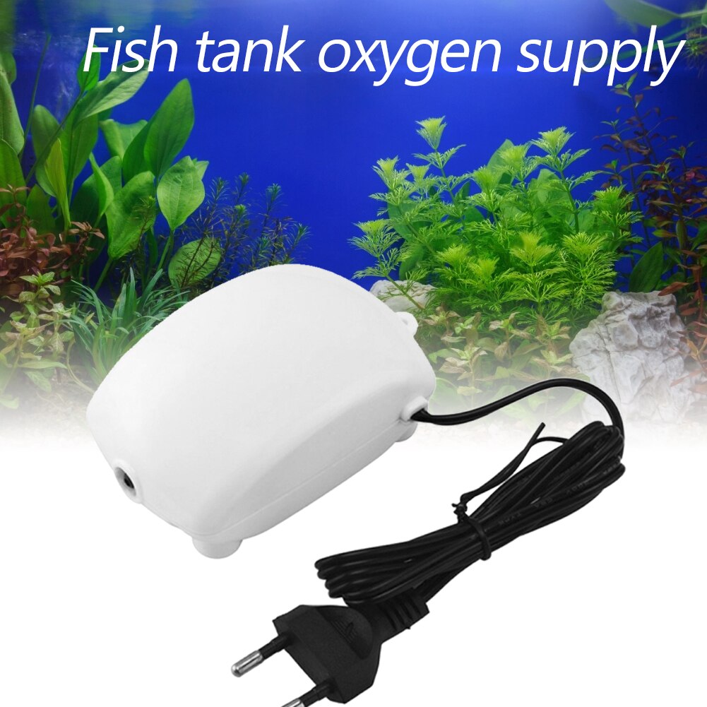 Portable Fish Tank Increasing Oxygen Pump Air Flow Maker Machine Ultra Low Noise Aquarium Air Compressor Aerator Pump Equipment