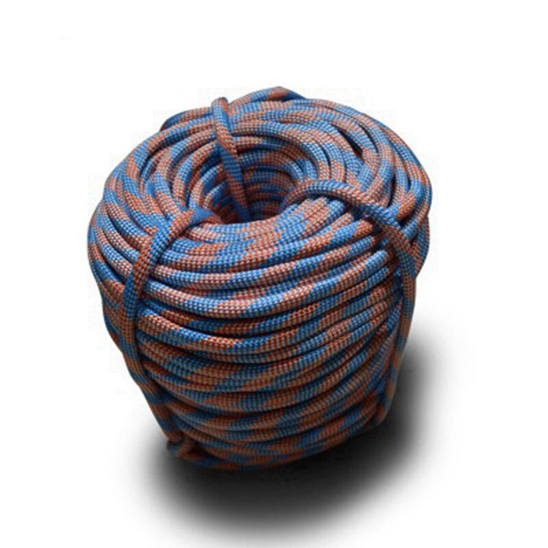 10/20/30/50m klätterrep utomhus klättringstillbehör rep 9.5mm höghållfast rep repklättring