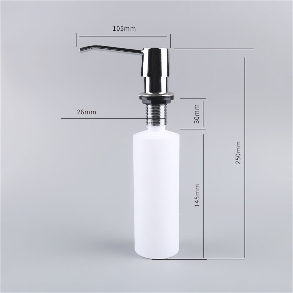 Aanrecht Zeepdispenser 300Ml Abs Wasmiddel Vloeibare Zeep Lotion Dispensers Badkamer Hand Wassen Zeep Dispenser Pompen