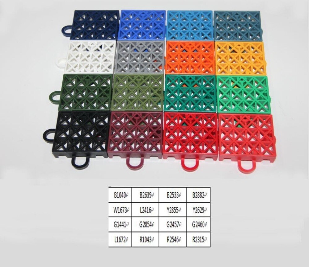 colorful interlock basketball floor for