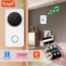 Tuay Smart Video Deurbel Slimme Draadloze Wifi Beveiliging Deurbel Visuele Opname Home Monitor Nachtzicht Intercom Deurtelefoon