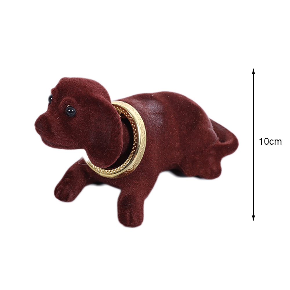 Bil instrumentbräda leksaker skaka på huvudet hund docka söt dekoration nickande valp figurer biltillbehör barn prydnadsföremål bilar