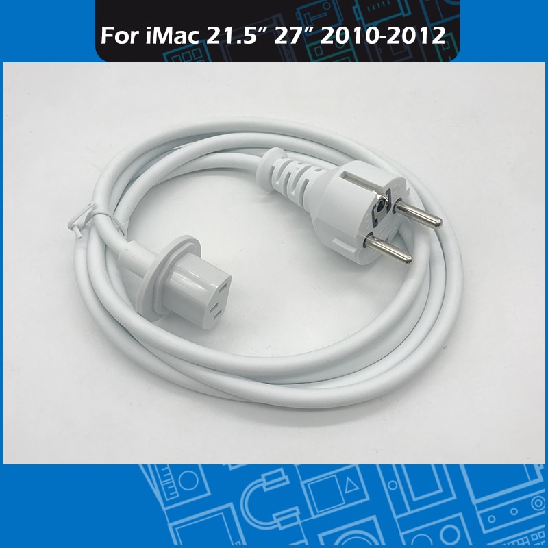 EU Plug Power cord cable For iMac 21.5" A1311 A1418 27" A1407 A1316 A1312 A1419 Charger Adapter Cable