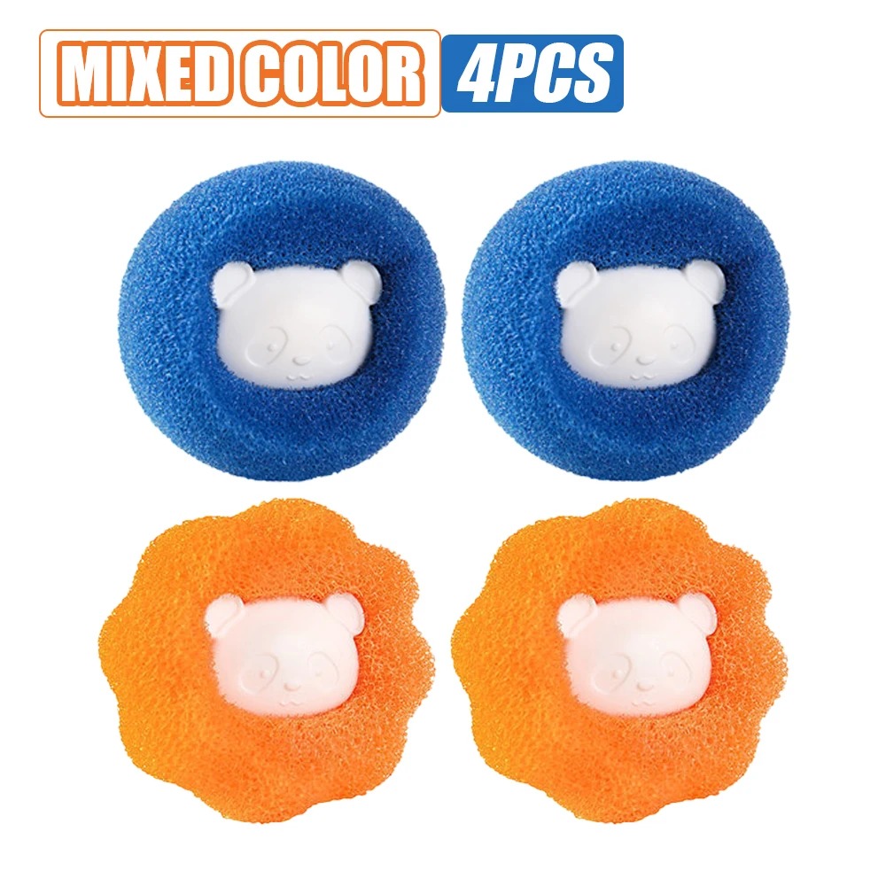 Juego de bolas mágicas para lavandería, se puede reutilizar ropa, Herramientas de Limpieza del cabello, dispositivo de depilación para mascotas, productos para lavadora, hogar: Oro