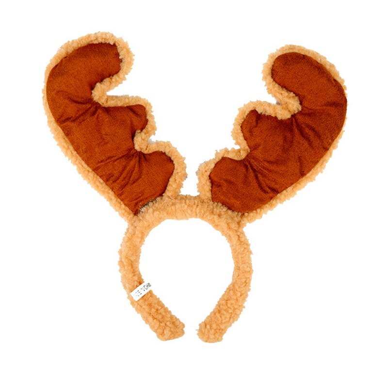 Elg hjorte horn pandebånd søde rensdyr gevirer hår bøjler accesorios navidad jul fest kostume forsyninger: 8
