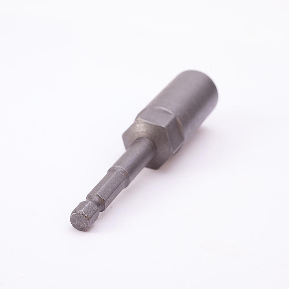 1/4 " drev 7 ~ 19mm sekskantede fatninger 100mm totallængde metalstødmøtrik sætter driver socket bit håndværktøjssæt 1 ~ 3 stk.