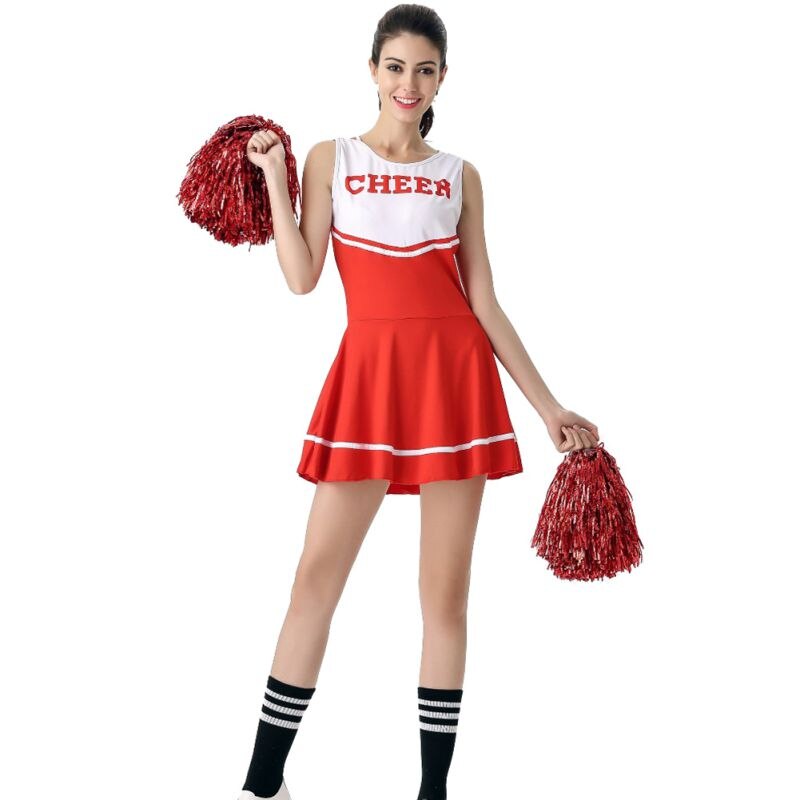 Filles Sexy école pom-pom girl déguisement scène Performance tenue sport uniforme lycée Musical fête Costume