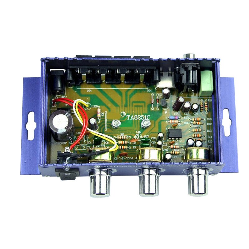 Auto Stereo Versterker Digitale Speler 12 V Hi-Fi Ondersteuning USB/SD/FM/MMC/DVD/MP3 input