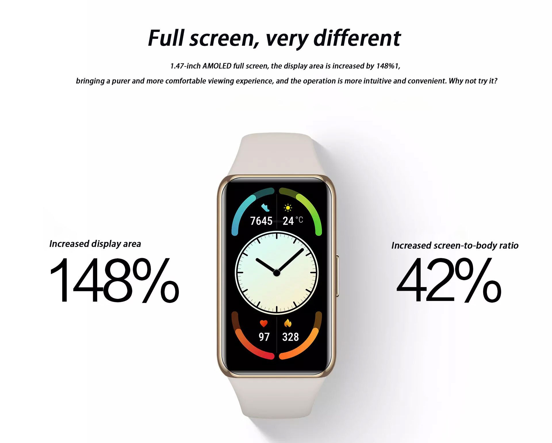 Huawei – bracelet connecté sportif Band 6 Pro, écran entièrement tactile, NFC, moniteur de fréquence cardiaque, de sommeil et de température corporelle, étanche, , 90%