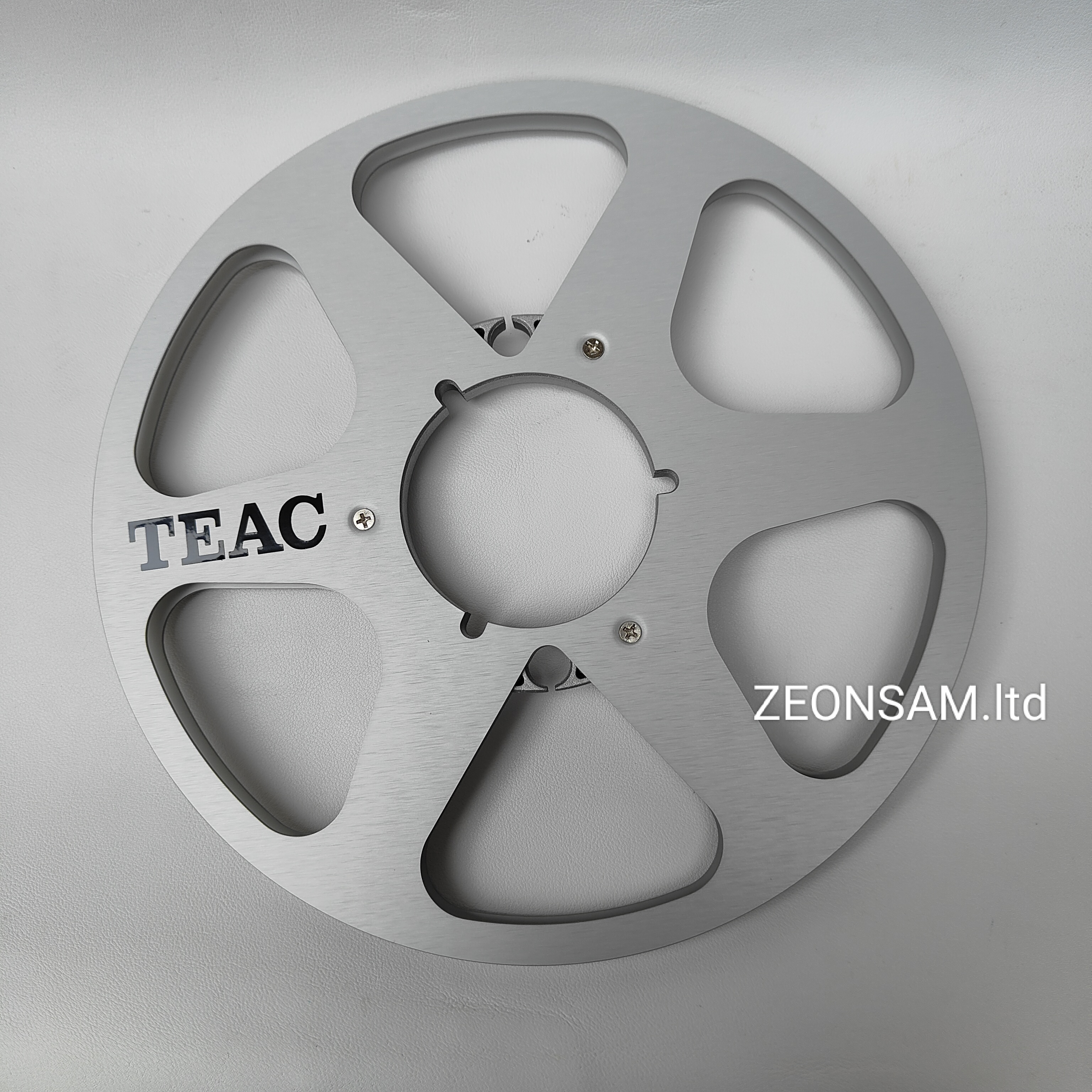 TEAC 10.5" X 1/4" Inch Empty Tape Reel Nab Hub Reel-To-Reel Recorders Accessory Empty Aluminum Disc Opening Machine Parts