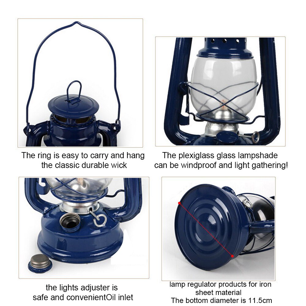 Retro Ijzer Kerosine Lamp Draagbare Kerosine Lanta... Grandado