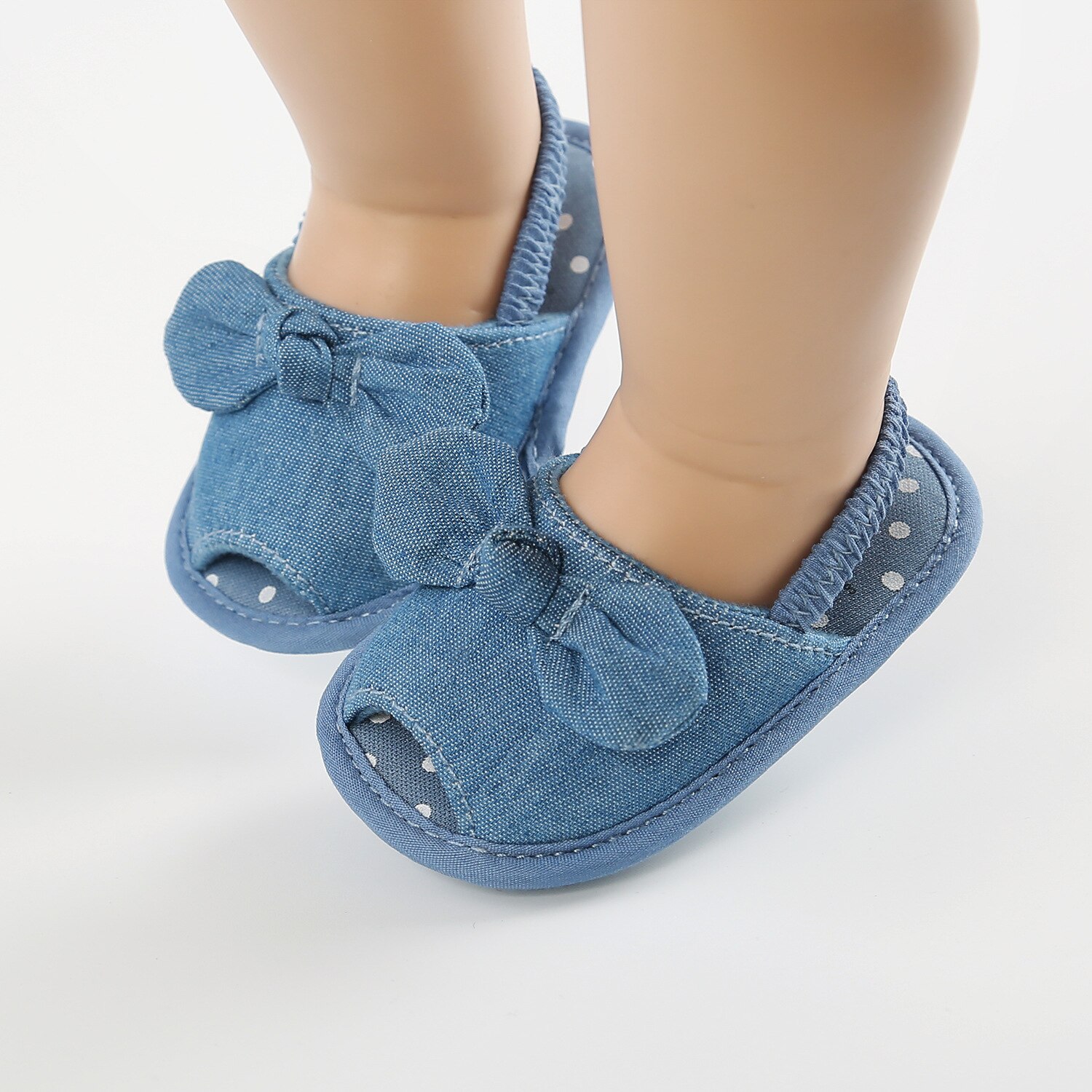 Sommersandalen für babys und kleinkinder, niedliche schleife, prinzessinnen-Entwurf, weich, atmungsaktiv, erste lauflernhilfen