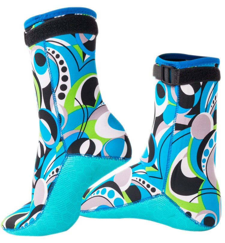 3mm Neopren Camouflage Tauchen Surfen Socken Warme Schwimmen Schuhe Verhindern Scratch Männer Frauen Kinder Strand Schnorcheln Stiefel: Ocean Blue / S