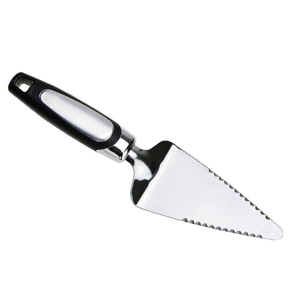 Stainless Steel Pizza Food Spatula Cake Server Baking Tool Cheese Pizza Serving Spatula Scraper With PP Handle
