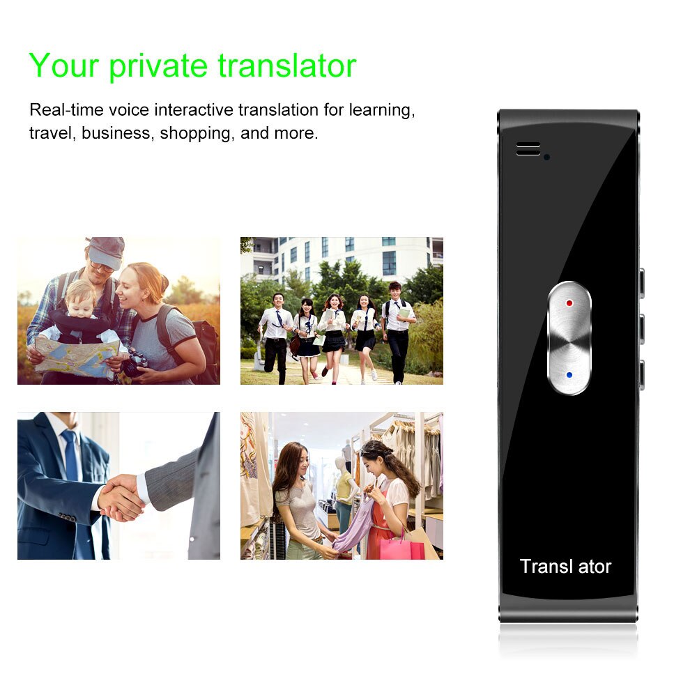 Traduzione accurata e risposta rapida traduttore vocale intelligente T8S multilingue portatile compatibile Bluetooth Offline