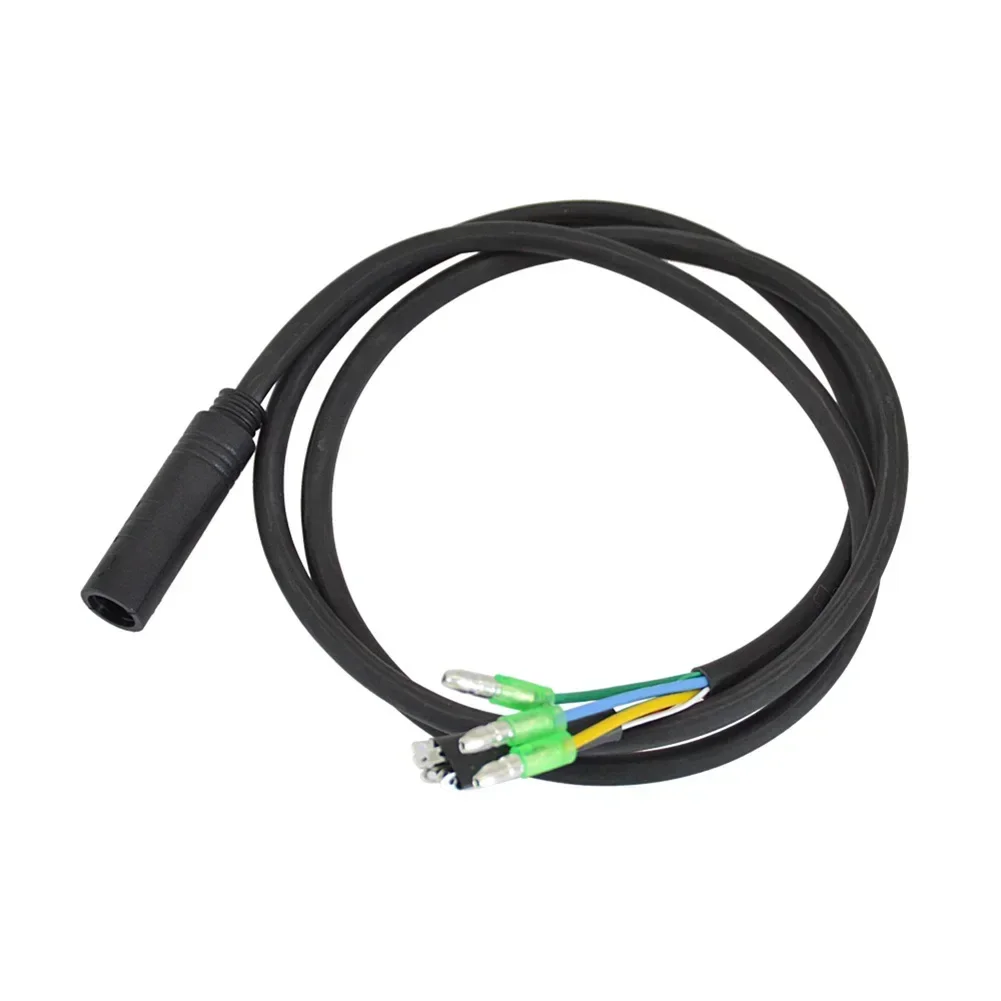 Cable de extensión de Motor de 9 pines para bicicleta eléctrica, para motores de cubo de rueda delantera y trasera Bafang, línea de modificación de Motor, línea de extensión impermeable: Caqui oscuro