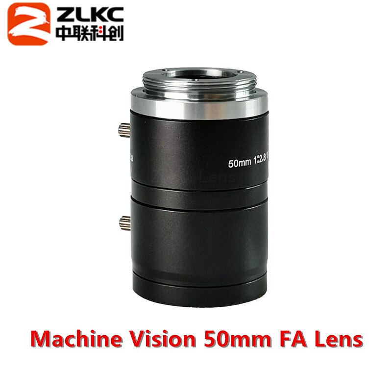5mp manuella irislinser 4mm 6mm 8mm 12mm 16mm 25mm 35mm 50mm 75 mm fast fokal  f2.0 1/1.8 tums c-fäste lättviktslins för maskinseende