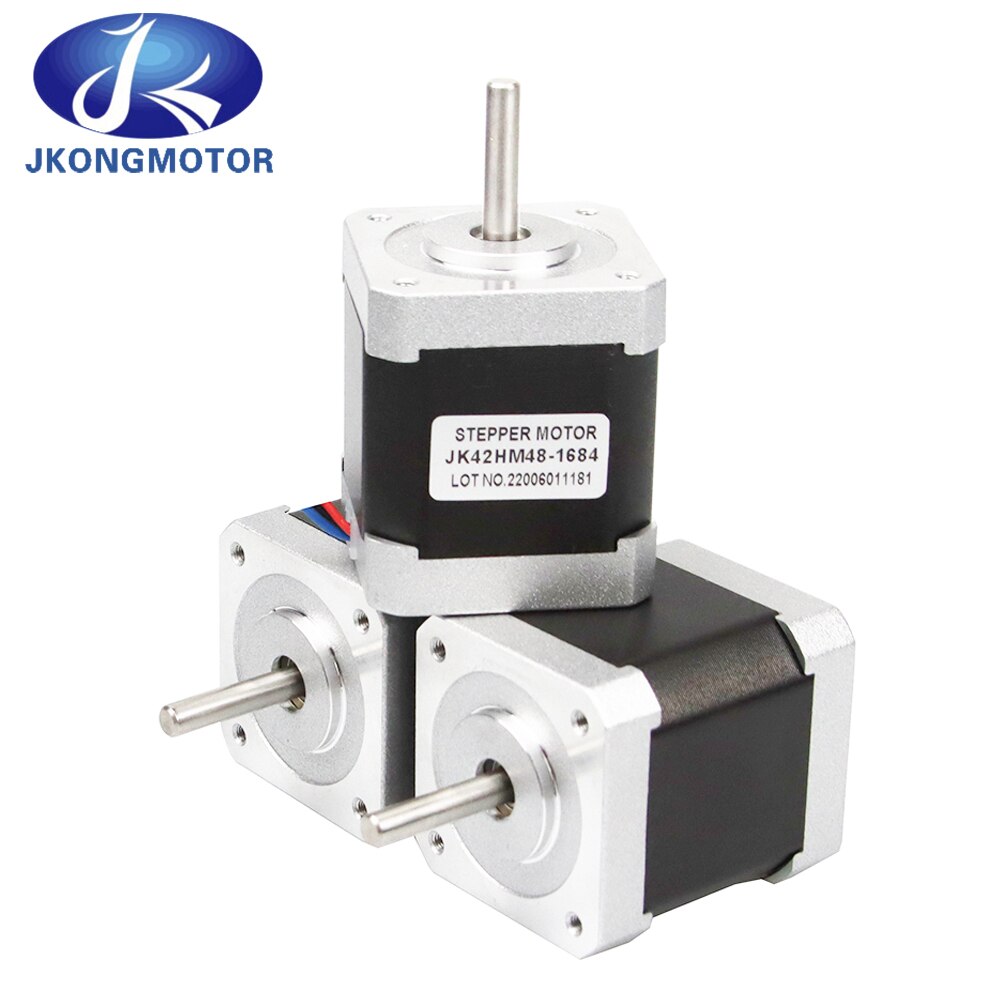 Nema 17 Stepper Motor 0.9 deg 4-lead 44 N.cm 1.68A 48 mm Length NEMA17 Stepping Motor 42 motor for DIY 3D Printer CNC Robot