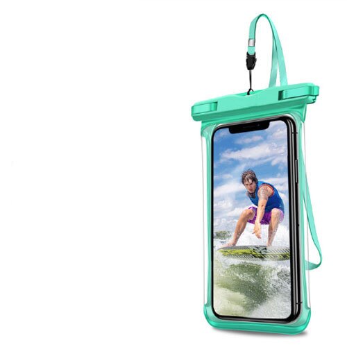 Full View Waterproof Case for Phone Underwater Snow Rainforest Transparent Dry Bag Swimming Pouch Big Mobile Phone Bag Sealed: D