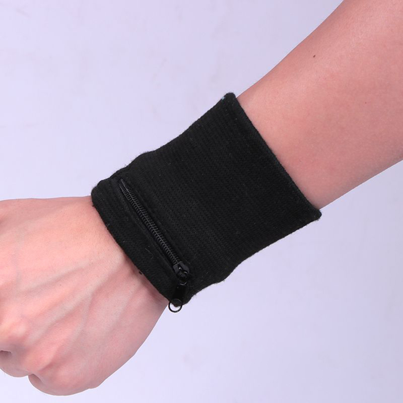 Sport-Armband mit Reißverschlusstasche, Laufsport-Armbandtasche für MP3-Schlüsselkarte, Aufbewahrungstasche, Basketball, Schweißbänder, Armbandtaschen