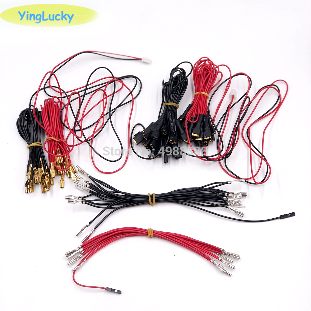 5 V 12 V verlichte gloeilamp Kabel met 2.8mm quick 2pin connector naar USB encoder voor Arcade joystick DIY/LED Knop