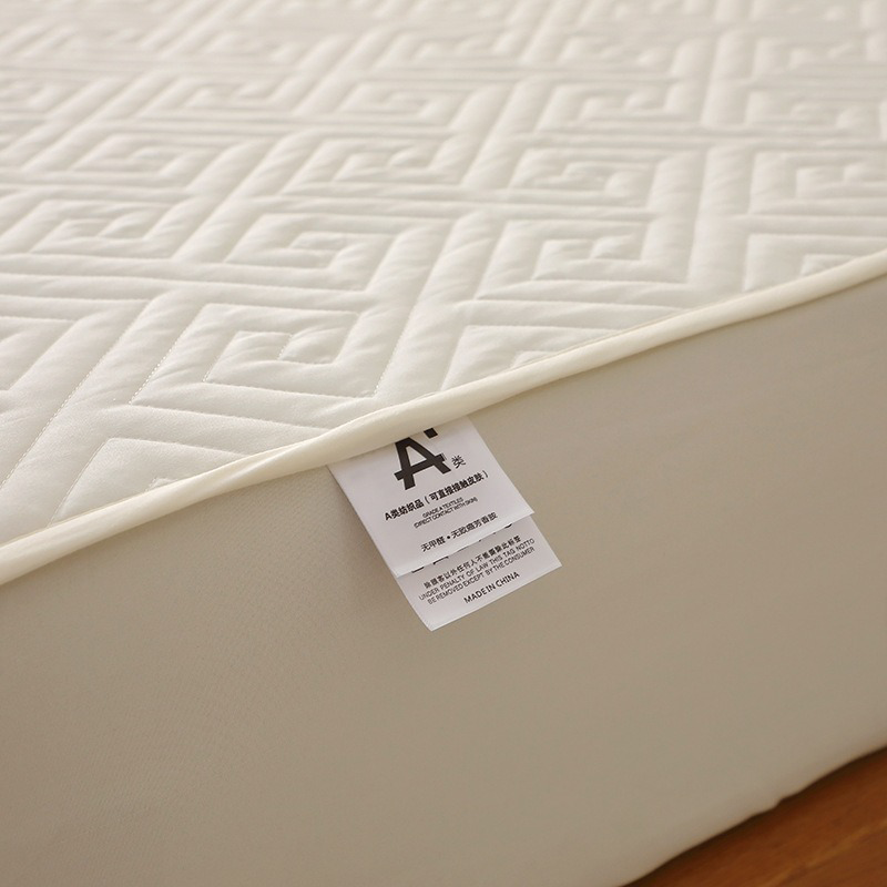 Funda de colchón para el hogar, impermeable, gruesa, acolchada, impermeable, sábana ajustable transpirable (sin funda de almohada), 1 ud.