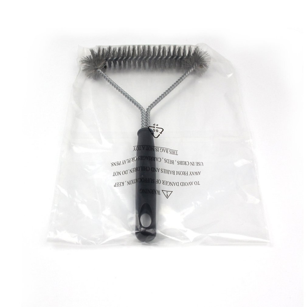 Triangle Wire Barbecue Cleaning Brush Portable Anti Rust Durable Handheld Stainless Steel Wire BBQ Grill Brush For Home Kitchen