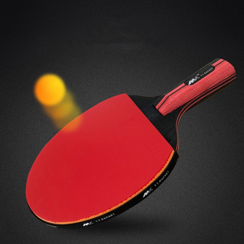 Original 6 stars Table tennis racket Ddouble Pimples-in rubber Ping Pong Racket tenis de mesa table tennis with bag