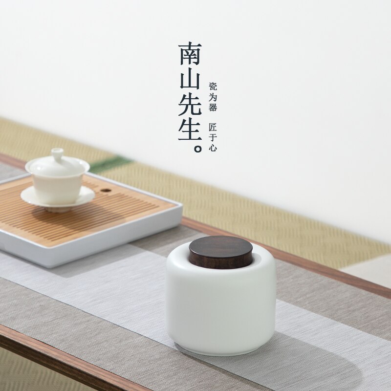 Organizer Tea Coffee Sugar Storage Jars Tea Box Organizer Ceramic Box Container Ceramic Storage Caja Para Te Ceramic Jar