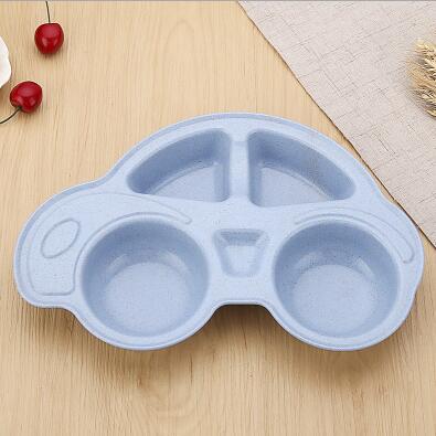 Cartoon serviesgoed kinderservies baby dinerbord babyvoedingskom kinderbord tarwestro kom serviesset trainingsservies: F