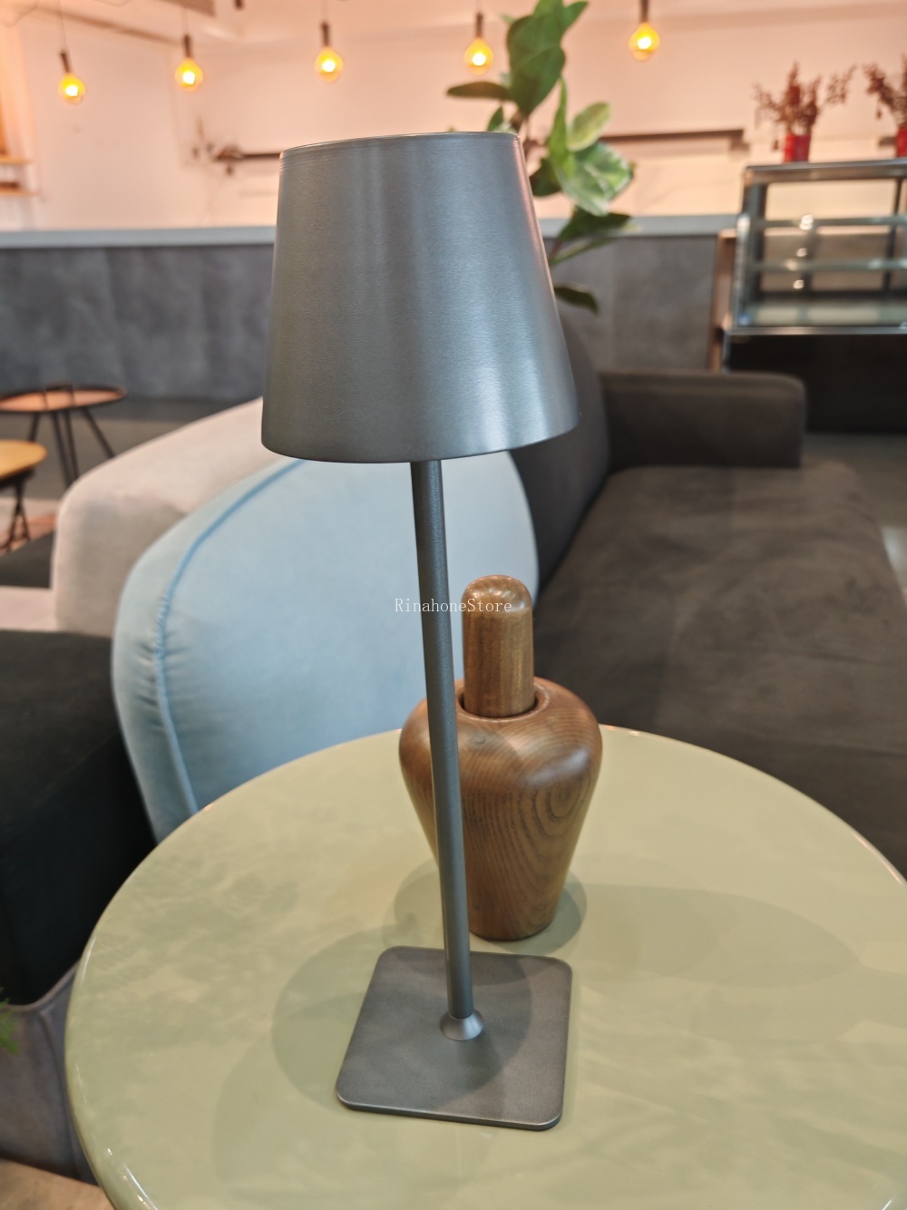 Modern Simple Bedside Touch Light Bar Usb Night Light Eye Protection For Bedroom Book Desk Charging Table Lamp: GRAY