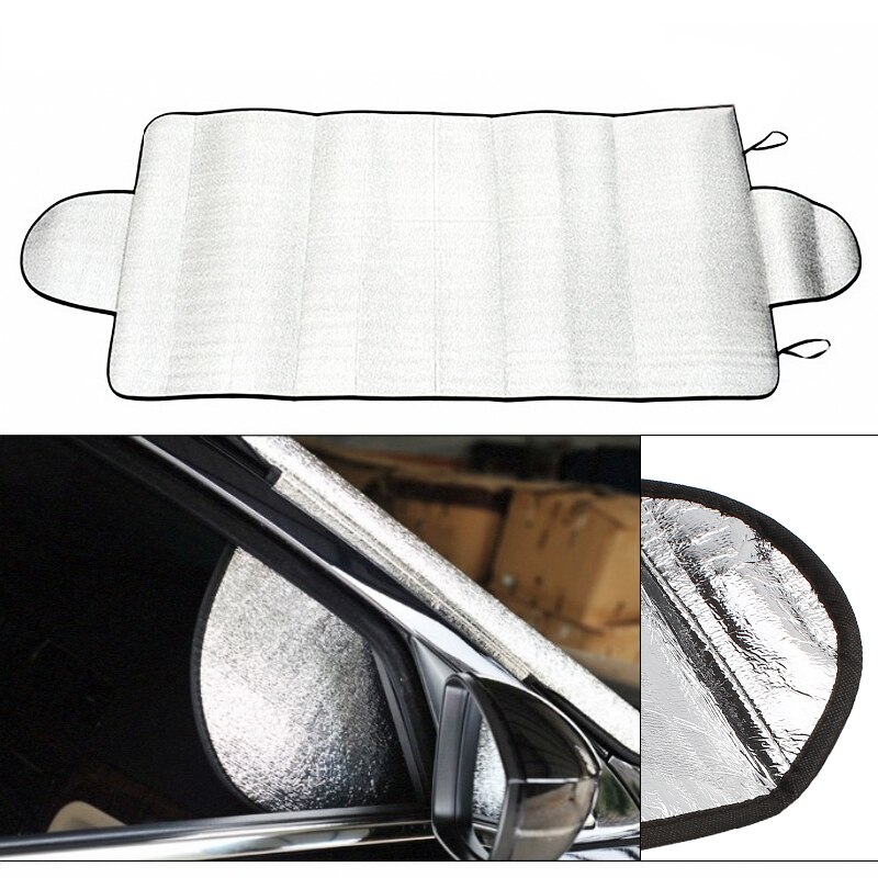 FORAUTO Car Windshield Sun Shade Sun Reflective Shade UV Protect Foldable Car Styling Front Window Sunshade