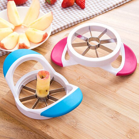 Cortador de manzanas para cocina, utensilio divisor de fruta y pera, mango cómodo para pelador de manzana de cocina, artículos diarios para el hogar