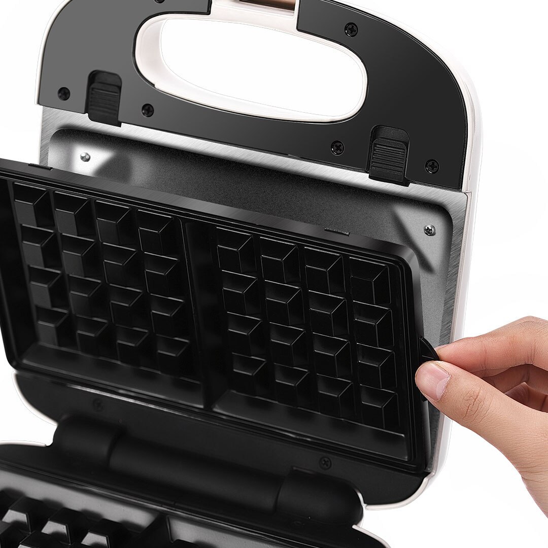 Home multifunctional Breakfast machine Bread light food machine Frying and roasting double-sided heating detachable