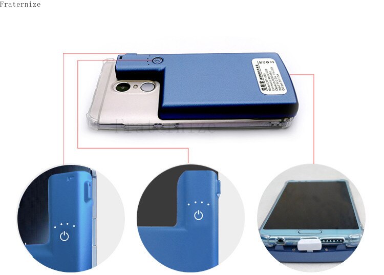 Funda con cargador de batería para Letv Leeco Le 2 Pro S3 2S, funda de carga portátil inteligente a prueba de golpes para Leeco Le Pro 3 Max 2