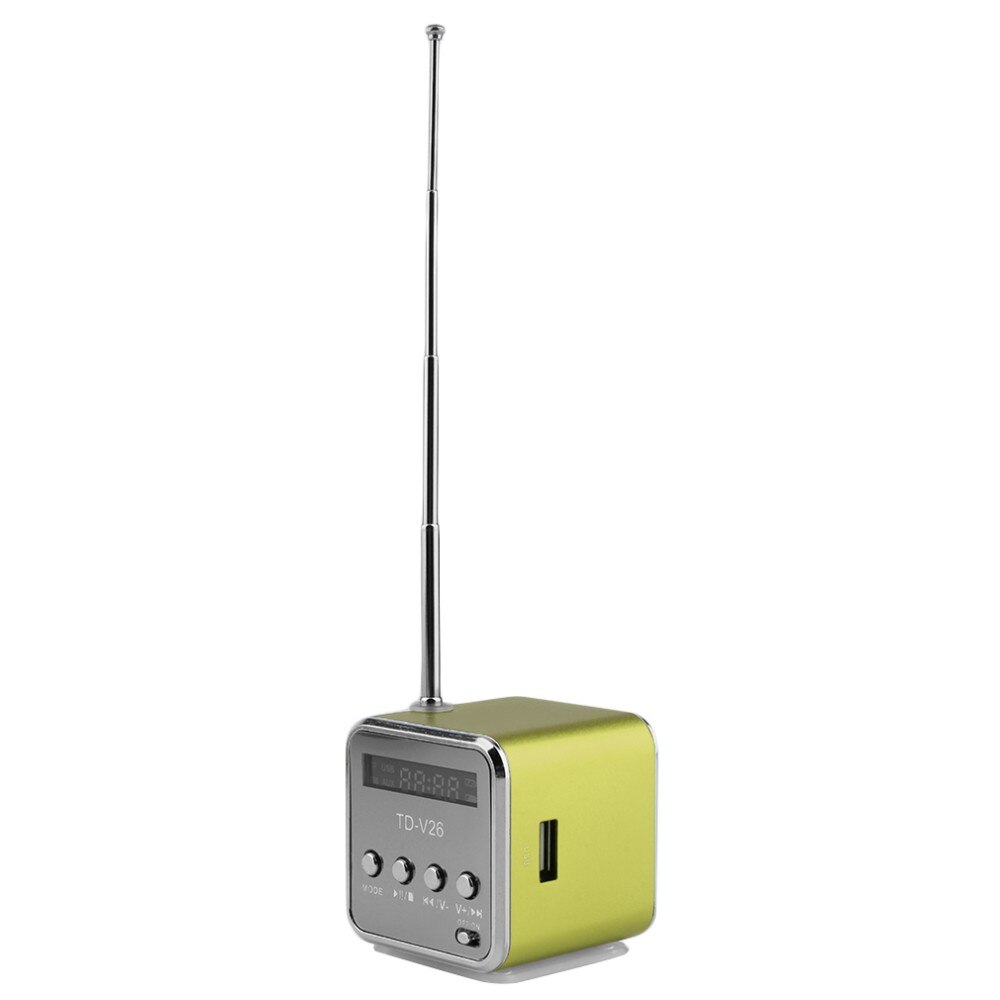 Mini digital bärbar radio fm mini radio internet fm radio högtalare usb sd-kortspelare för mobiltelefon pc musikspelare