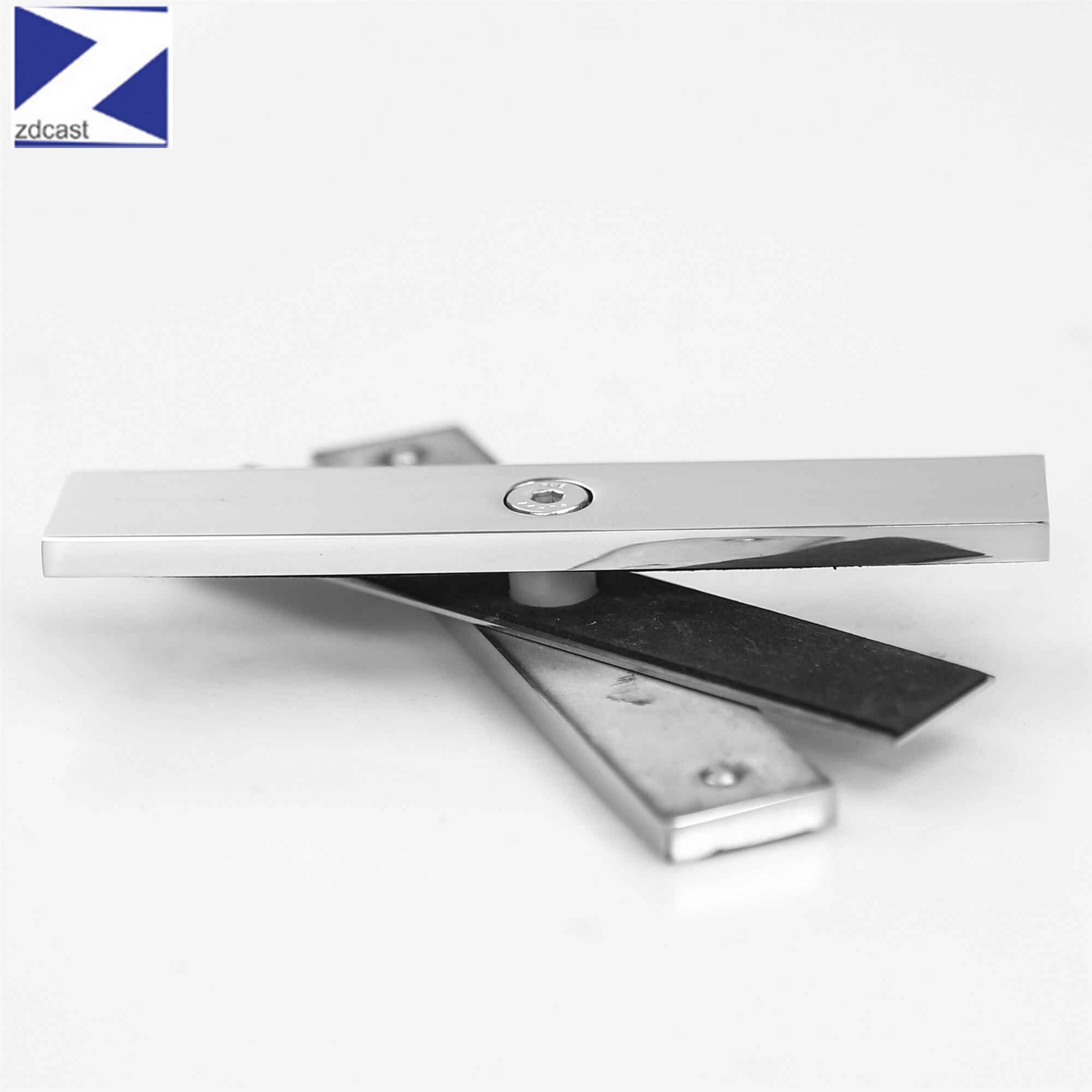 Stainless Steel 316 180 Degree Glass To Glass Long Flat Clamp