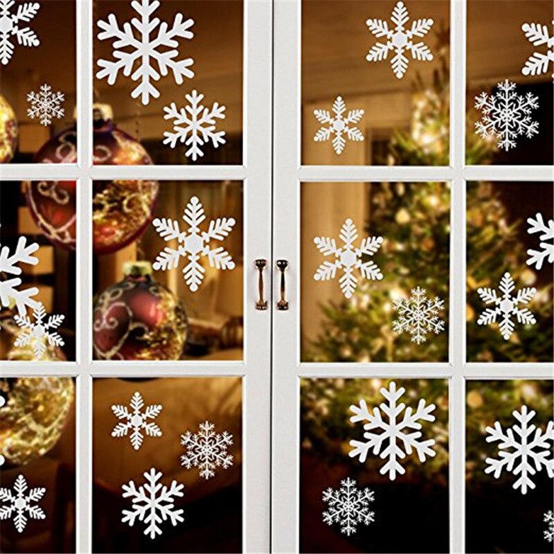 Large Merry Christmas Wall Sticker Stylish Santa Window Room Decoration PVC Year Home Decor Removable