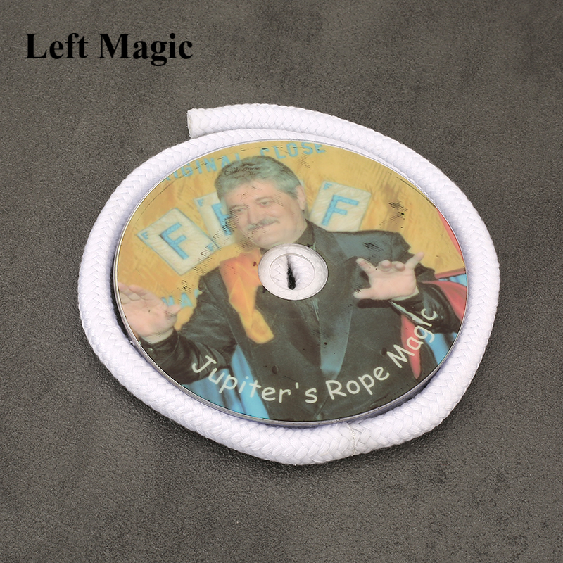 Cuerda mágica de Júpiter (con DVD), ilusiones de escenario, accesorios mágicos de cuerda clásicos, juguetes de mago , trucos de magia divertidos
