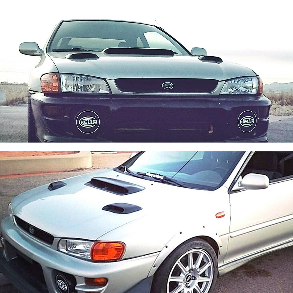 auto decorativo aria notizia in anticipo Flusso di Aspirazione cappuccio sfogo cofano per Subaru Impreza GC8