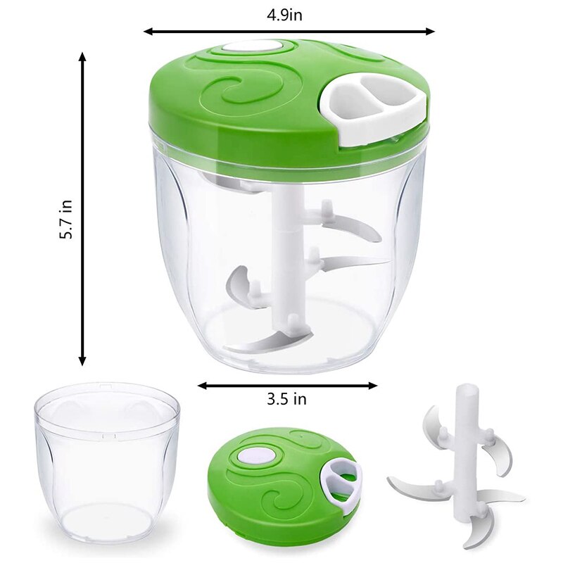 Ręczne urządzenie robić siekania żywności, siekacz robić cebuli, ręczny robot kuchenny o dużej pojemności/mikser/mikser robić warzyw, czosnku, mięsa