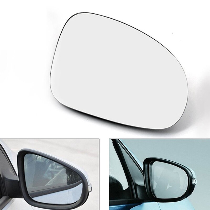 Door Mirror Right Side Glass Heated With Holder For Vw Golf Gti Jetta Mk5 Passat B6