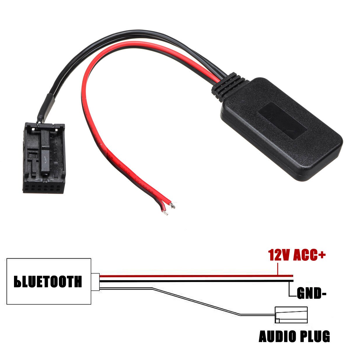 Adaptador de Cable auxiliar para Radio de coche, – Grandado