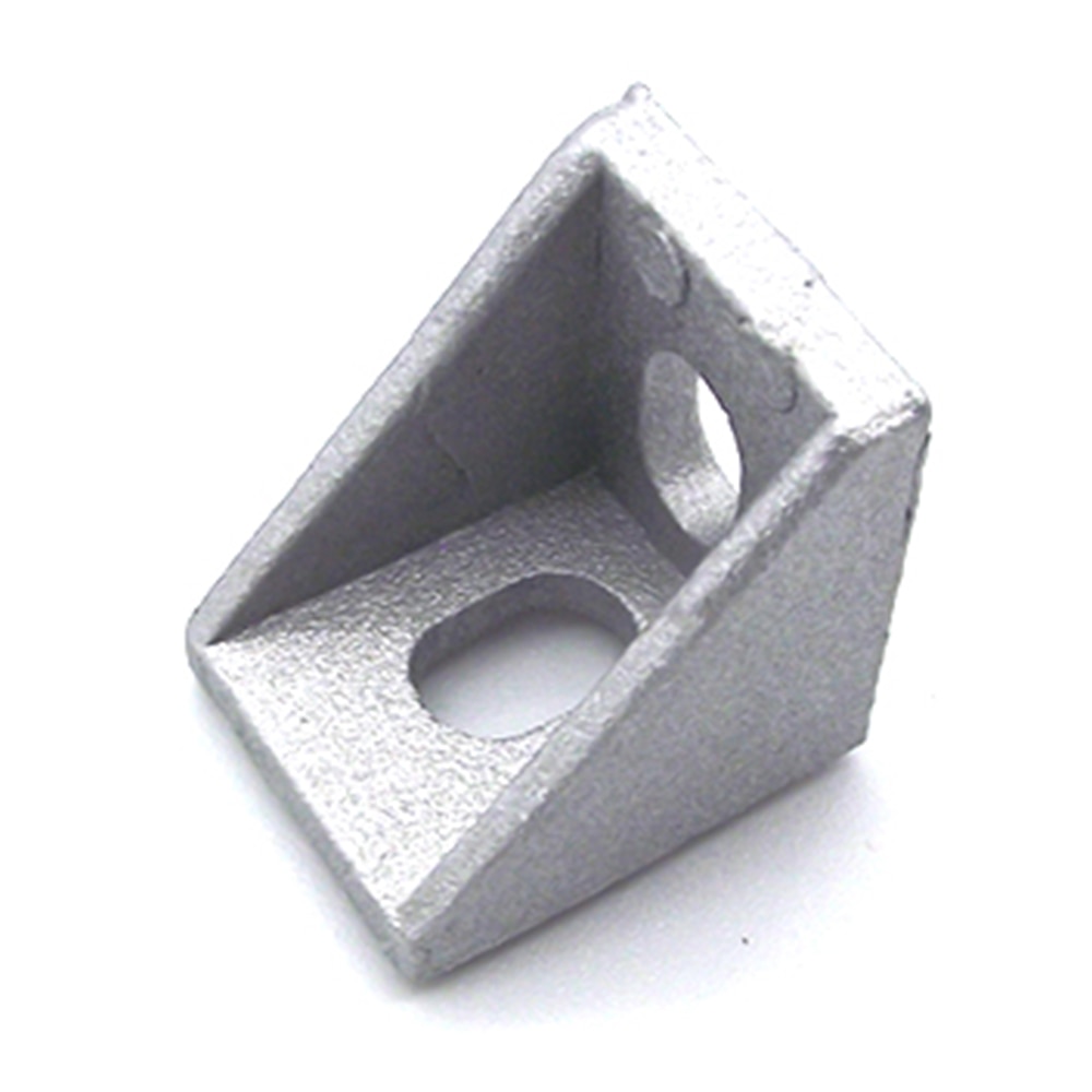 10Pcs 20 x17mm Corner Fitting Angle Aluminum L Connector Bracket Fastener Industrial Profile