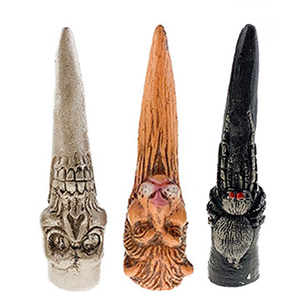Uñas largas de Halloween, uña de Animal, uña de bruja Araña, esqueleto, León, Cosplay, decoración de vestido de lujo, 5 uds.