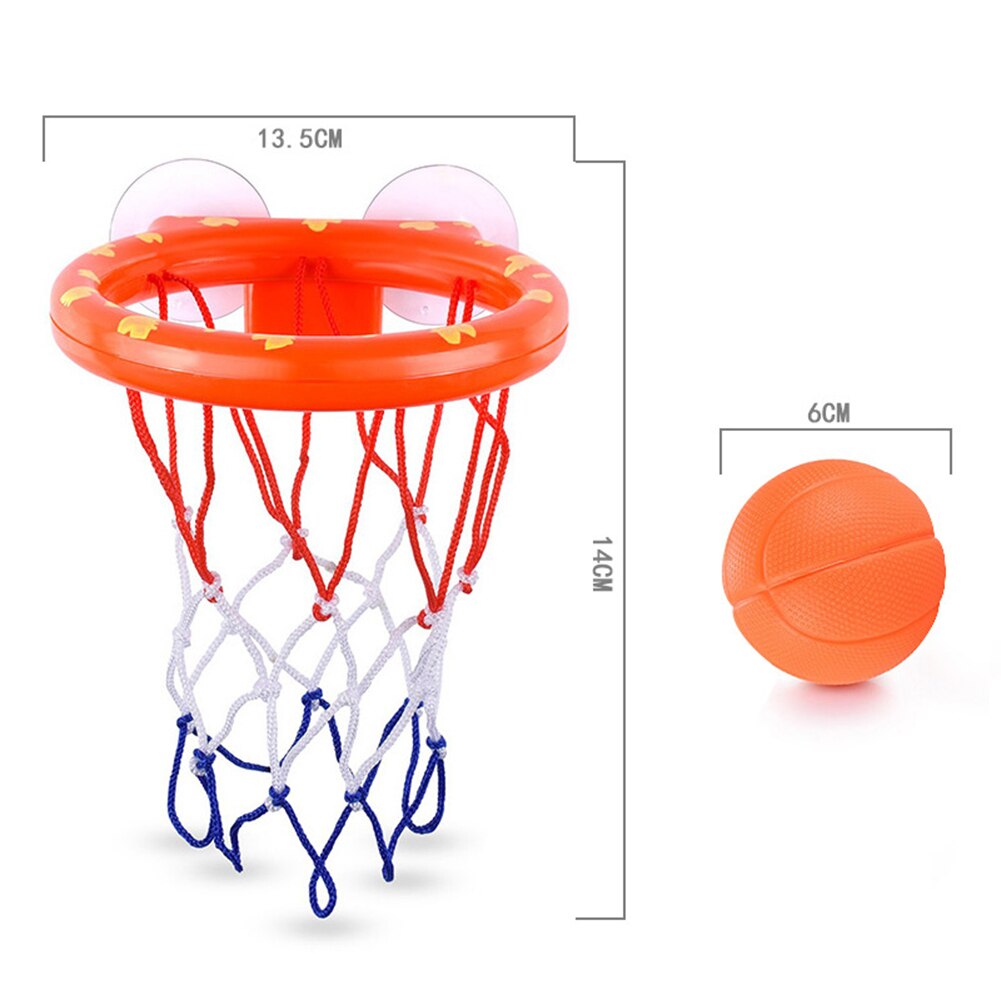 Babybadje Speelgoed Zuignap Schieten Basketbal Hoepel Badkamer Bad Douche Speelgoed Met 3 Bal Kid Play Water Spel Speelgoed voor Kinderen