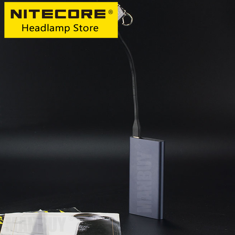 Nitecore Type-C/Micro-Usb Naar Flexibele Usb Stand Opladen Kabel Voor Tup Buis Tipse TIP2 Tini mh Serie Zaklamp HC65 Koplamp