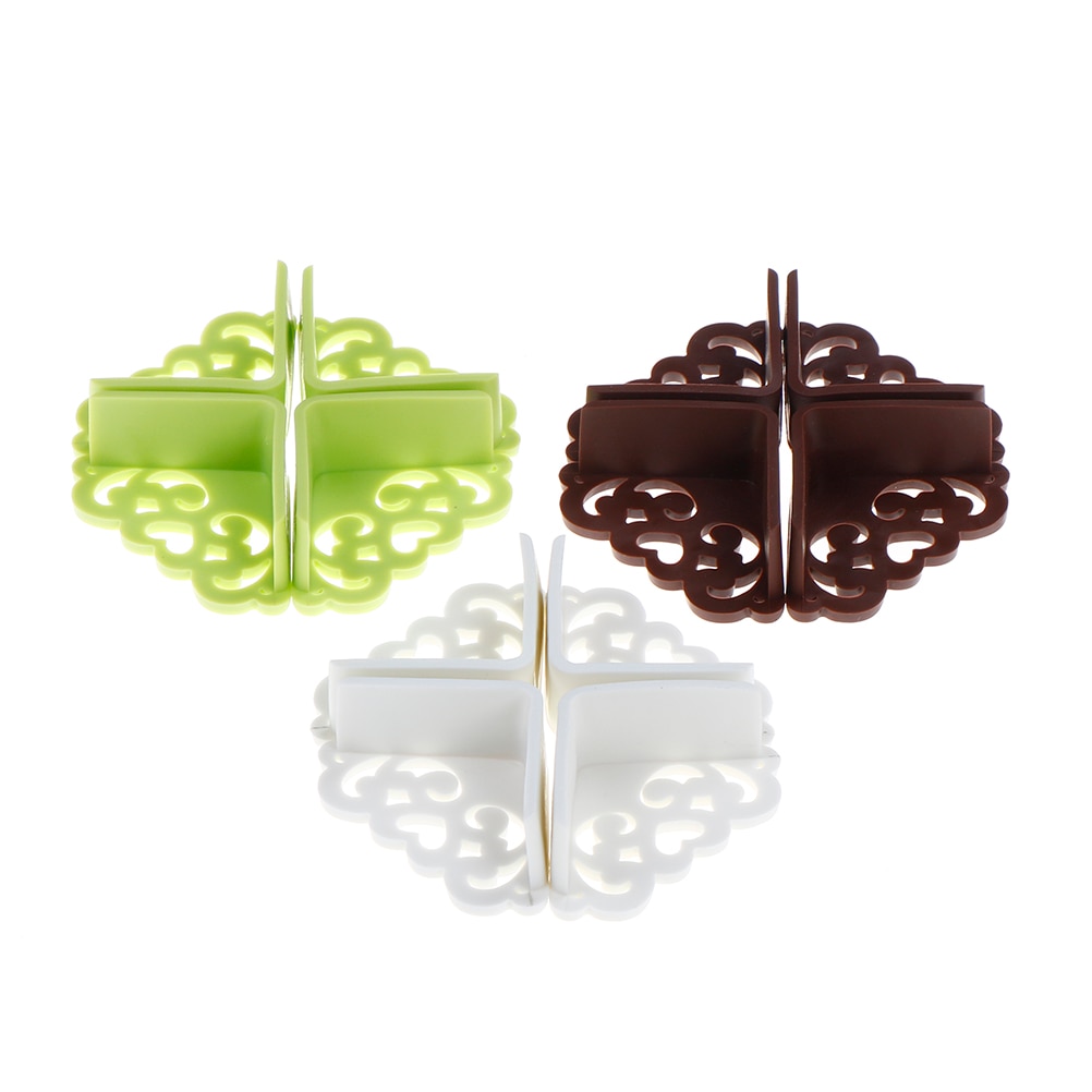 4 PCS Baby Hollow Flower Safety Corner Protector Desk Corner Guard Children Safety Edge Guards
