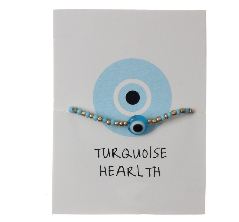 MEIBEADS MIYUKI Bunte böse Auge Samen Armbänder Pulseras Türkische böse Auge Armbänder Für Frauen Bohem Bileklik Sommer Schmuck: hell Blau